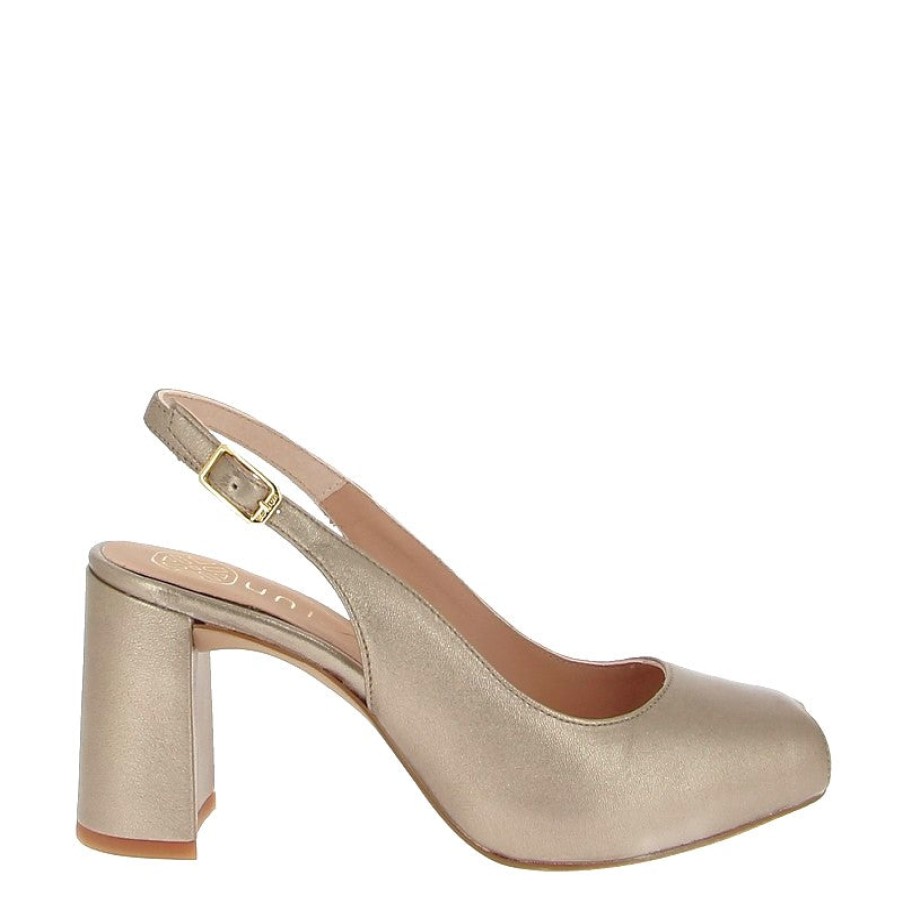 Edits Unisa | Unisa Nadal Bronze Slingback Heel