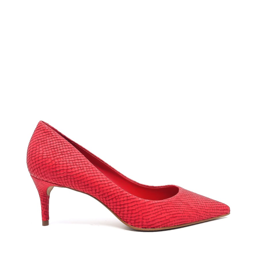 Womens Sempre Di Mid Heels | Sempre Di 160004E Red