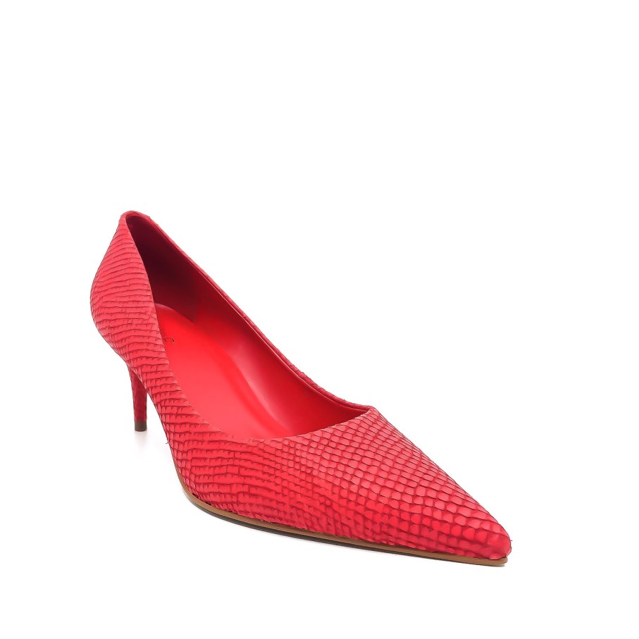 Womens Sempre Di Mid Heels | Sempre Di 160004E Red