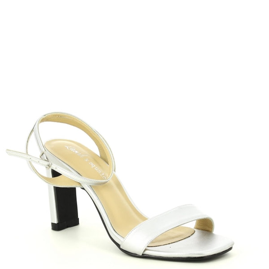 Womens Lavish & Squalor High Heels | Lavish & Squalor Loa Silver