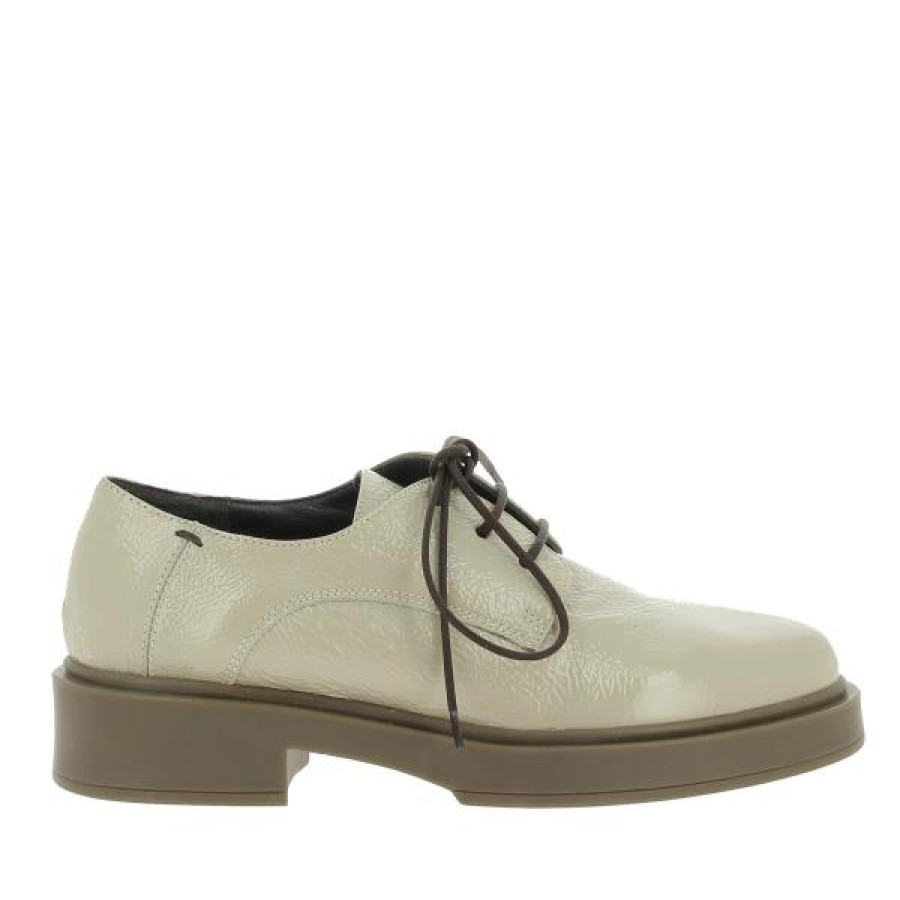 Womens Lilimill | Lilimill 7155 Bone Lace Up Shoe