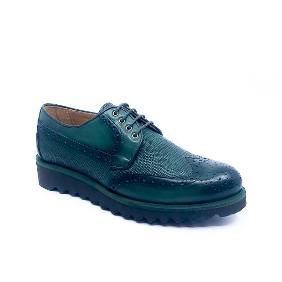 Womens Torretti | Torretti 8165 Green Brogue