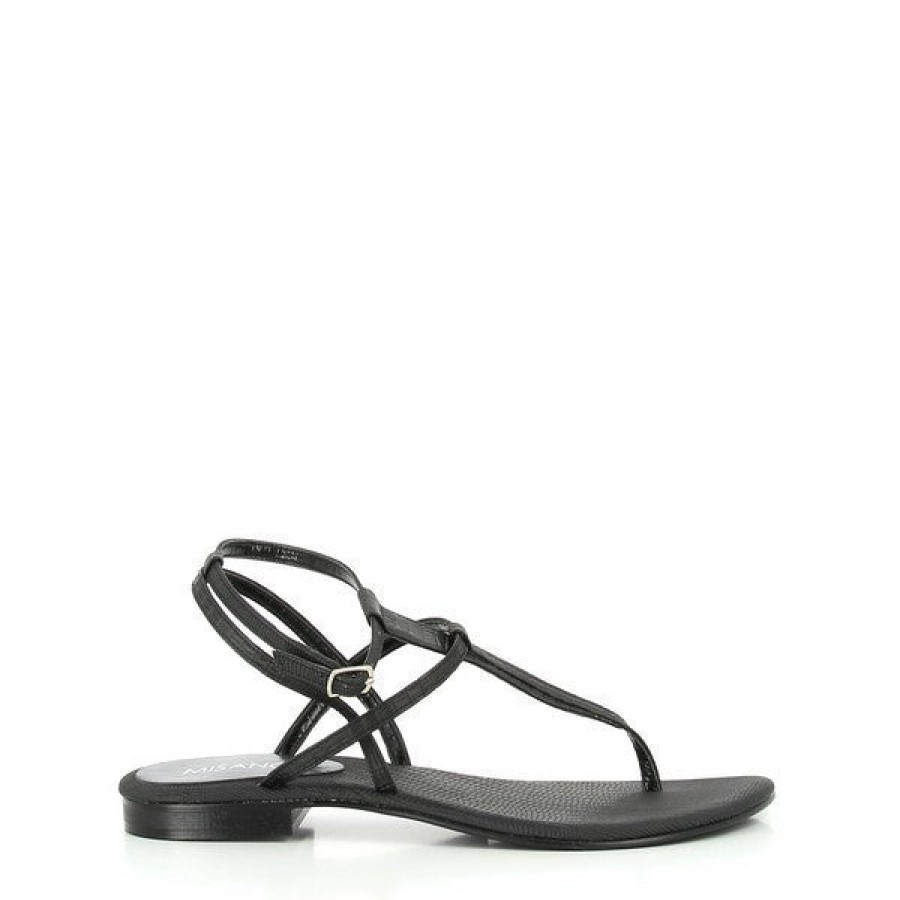 Edits Misano | Misano Shizu Black Lizard Sandal