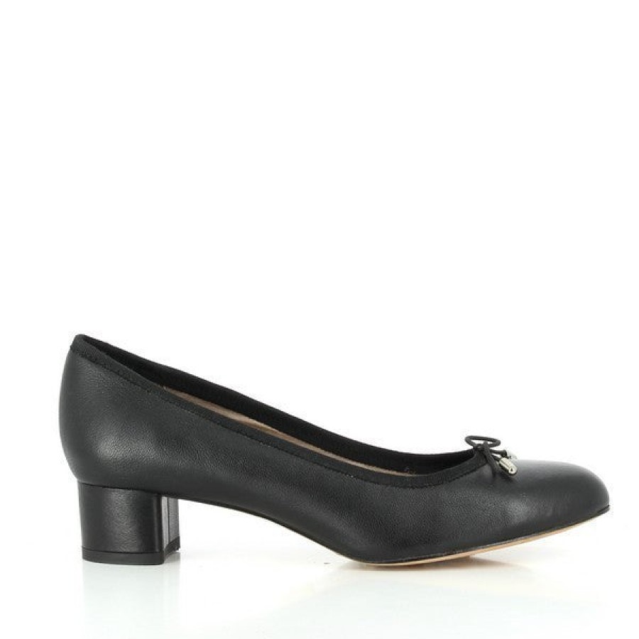 Womens Marco Dalessi Low Heels | Marco Dalessi Business Black Pump