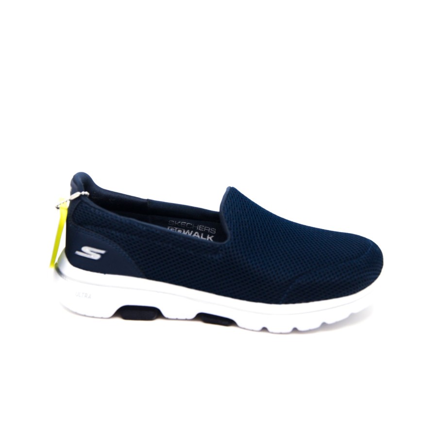 Womens Skechers | Skechers 15901 Navy Slip Ons