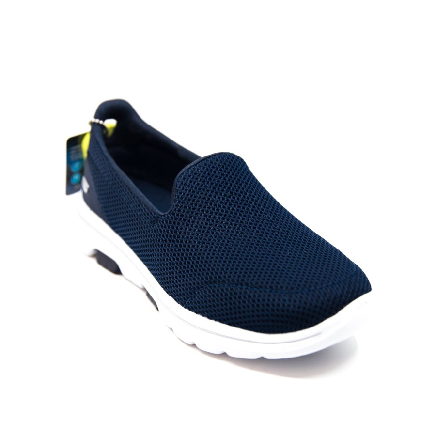 Womens Skechers | Skechers 15901 Navy Slip Ons