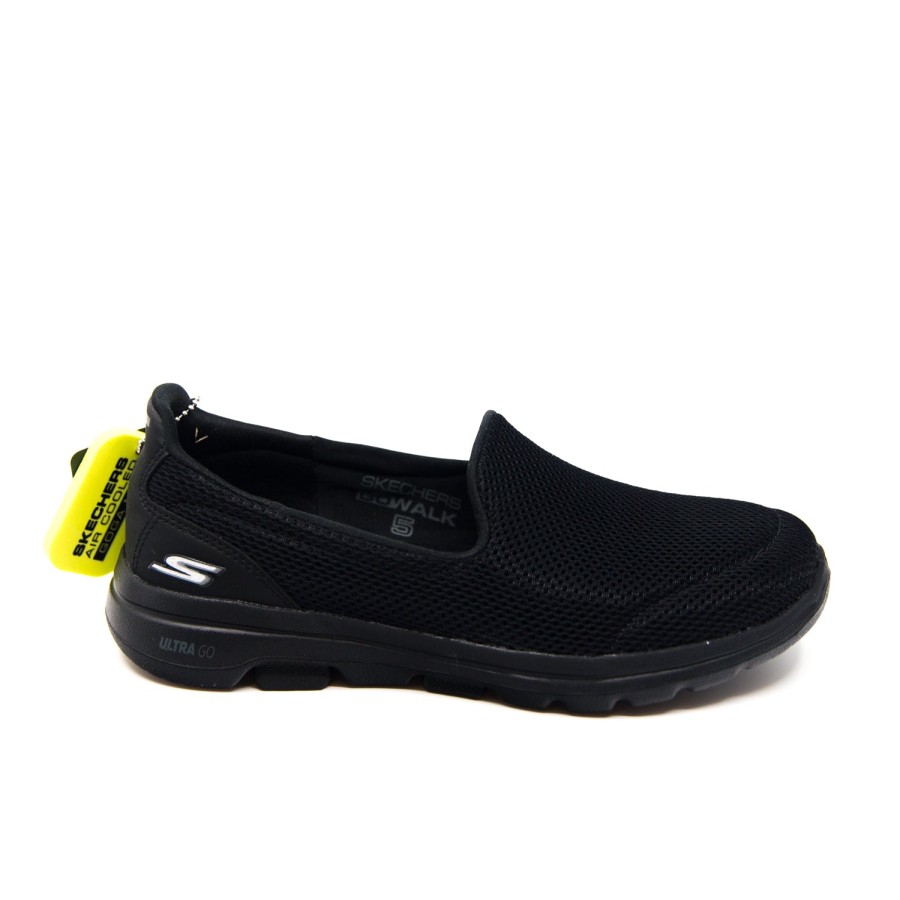 Womens Skechers | Skechers 15901 Black Slip Ons