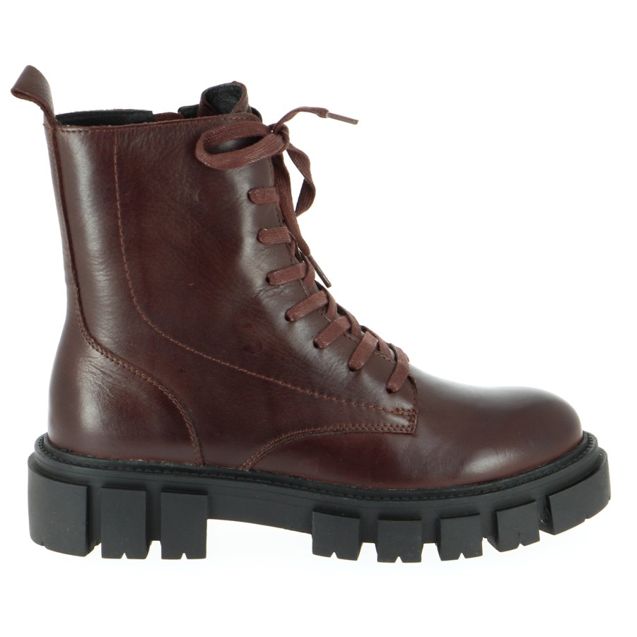 Womens Eos | Eos Febe Chestnut Combat Boot