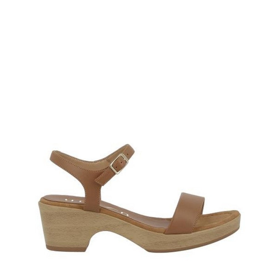 Womens Unisa Mid Heels | Unisa Irita Tan Heeled Sandal