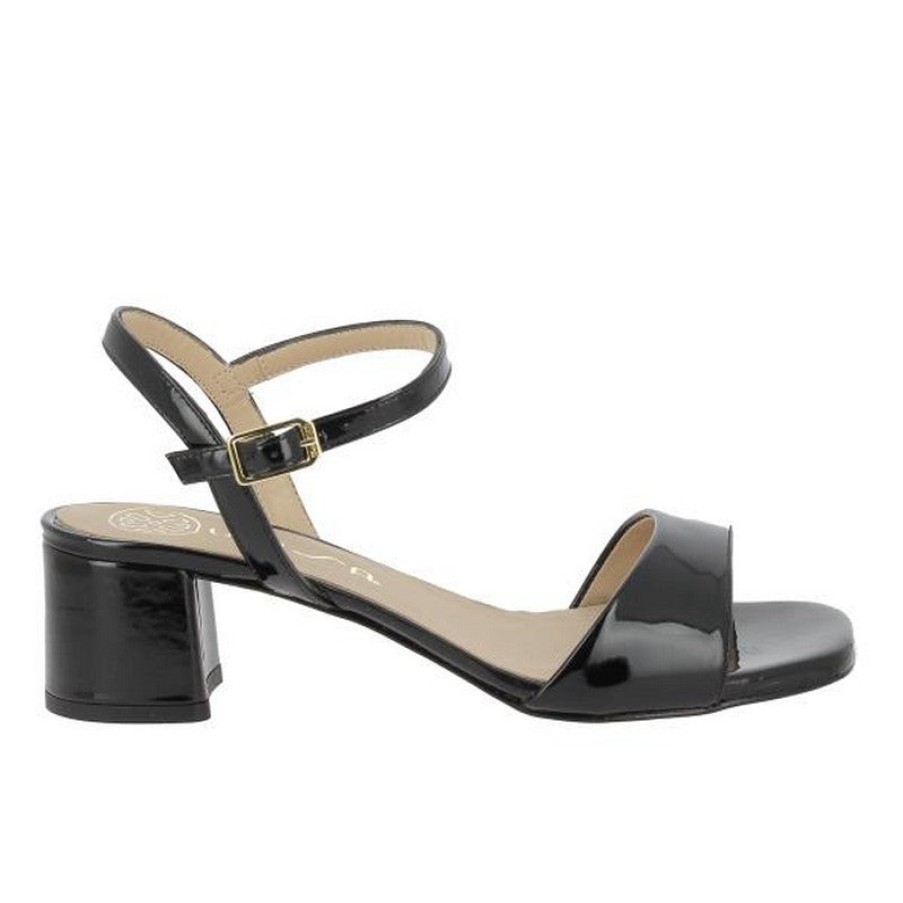 Edits Unisa | Unisa Kirk Black Heeled Sandal