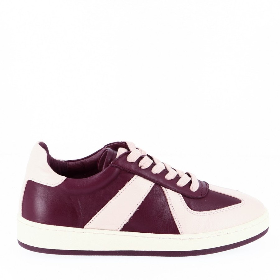 Womens Alfie & Evie | Alfie & Evie Atlanta Blush/Bordeaux Sneaker