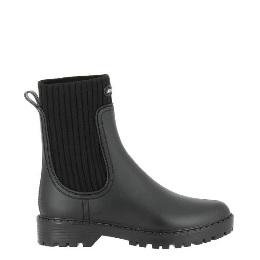 Womens Unisa | Unisa Aynar Black Gumboot