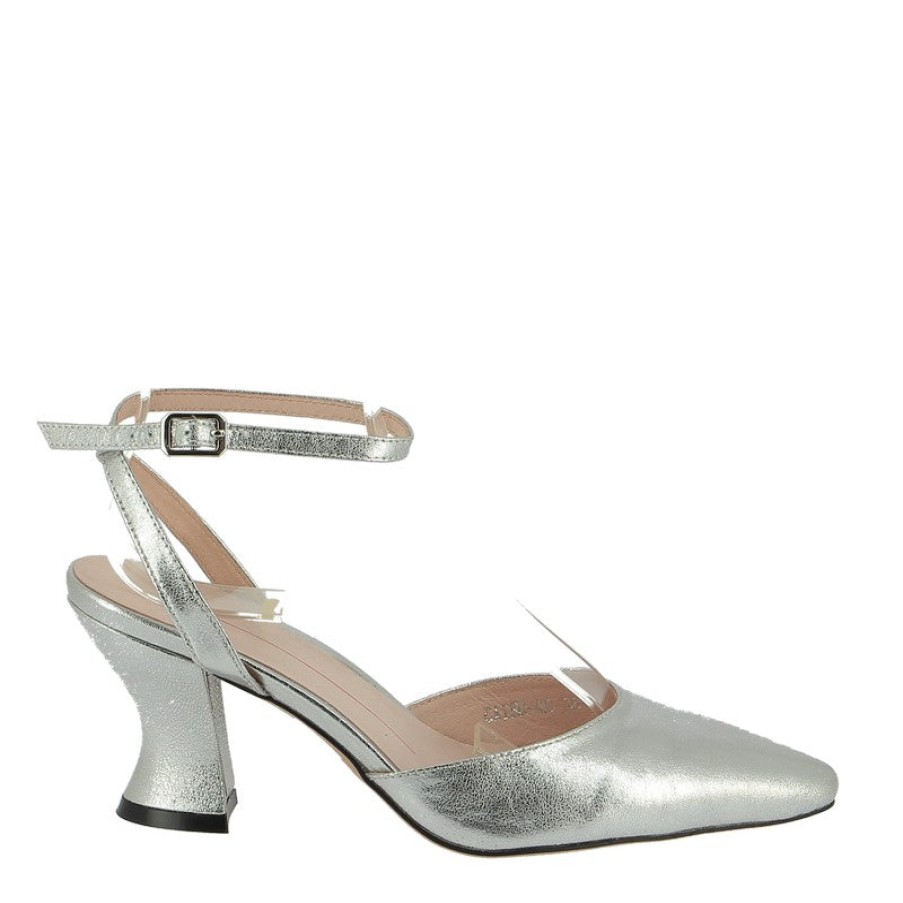 Edits Mollini | Mollini Cater Silver Crackle Heel