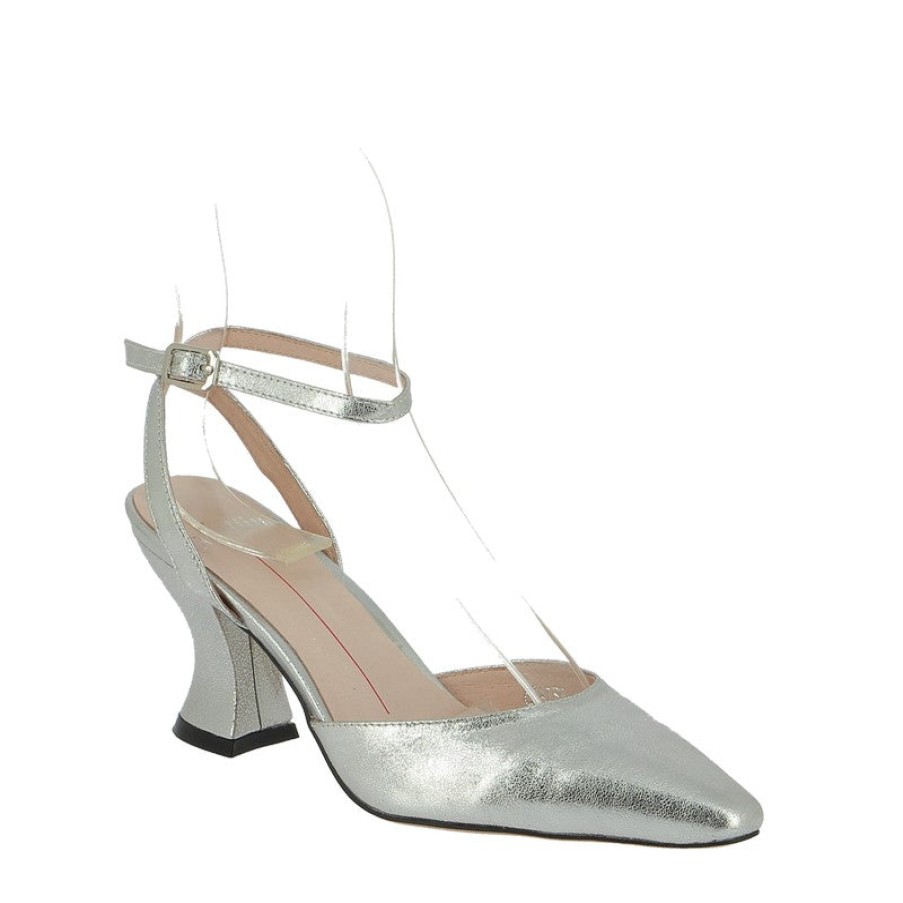 Edits Mollini | Mollini Cater Silver Crackle Heel