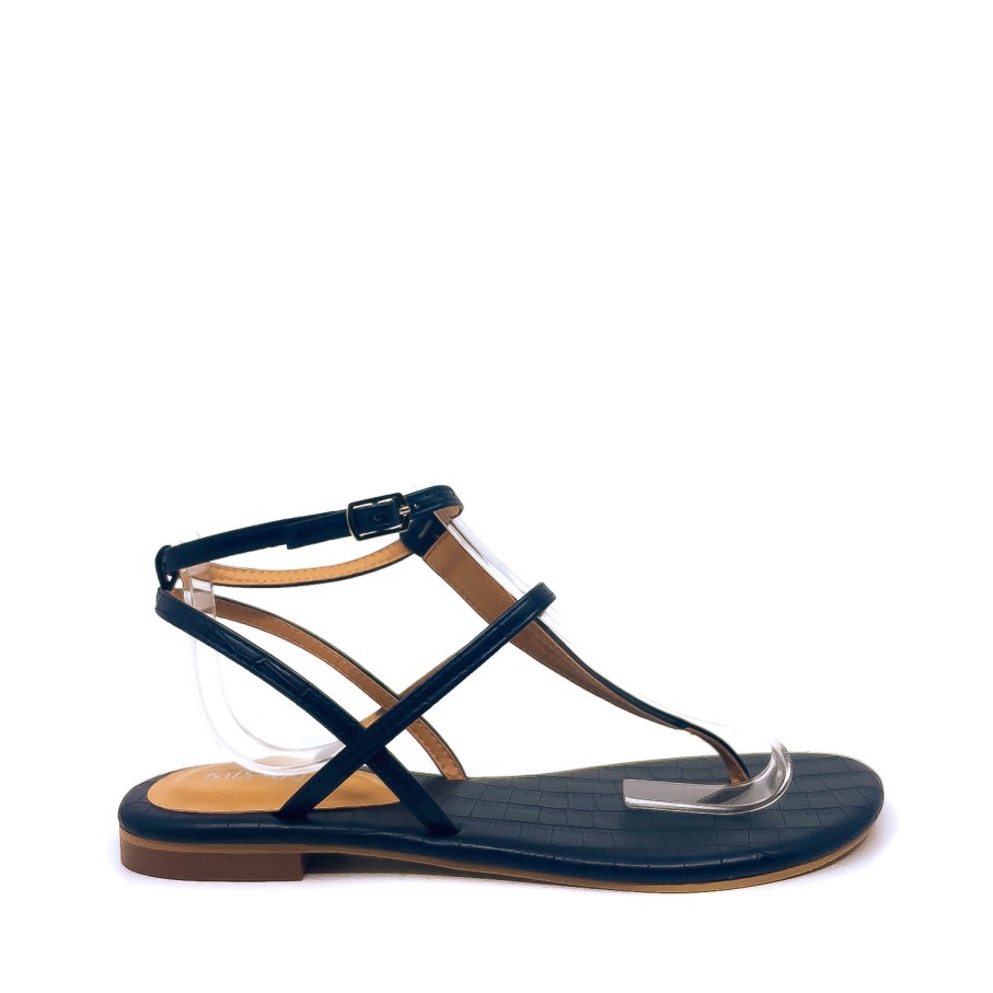 Edits Misano | Misano Shizu Navy Croc Sandal