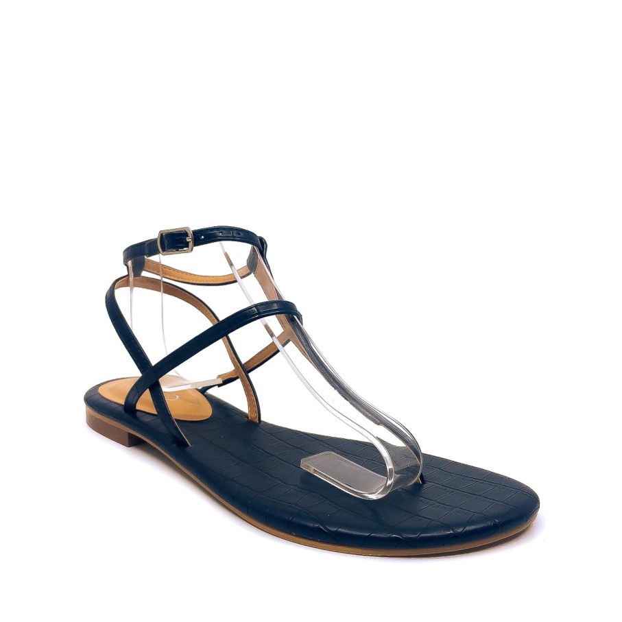 Edits Misano | Misano Shizu Navy Croc Sandal