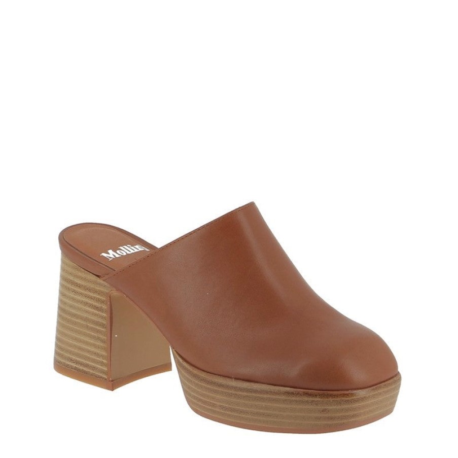 Womens Mollini | Mollini Oblige Tan Clog