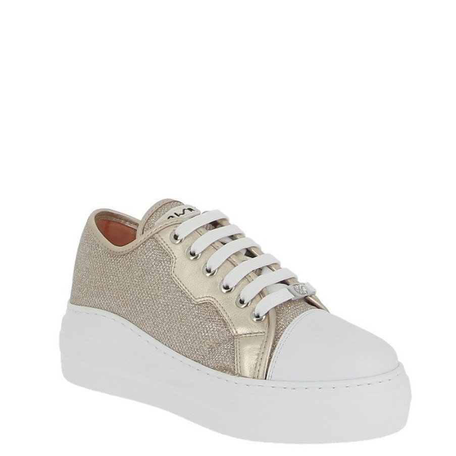 Edits Unisa | Unisa Fidan Metallic Gold Platform Sneaker