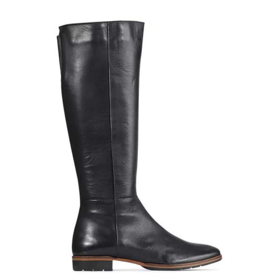 Womens Eos Knee High Boots | Eos Gaetan Black Knee High Boot