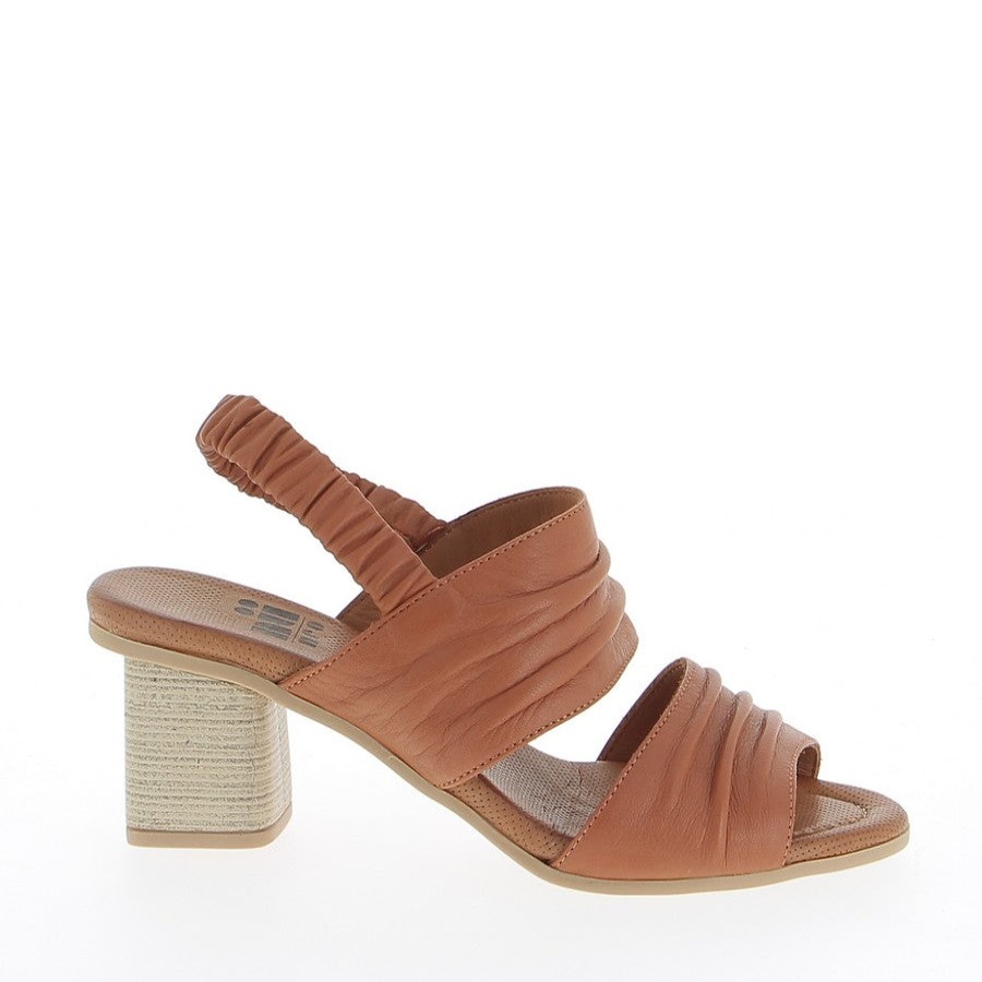 Womens Nu By Neo Low Heels | Nu By Neo Harmony Tan Slingback Sandal