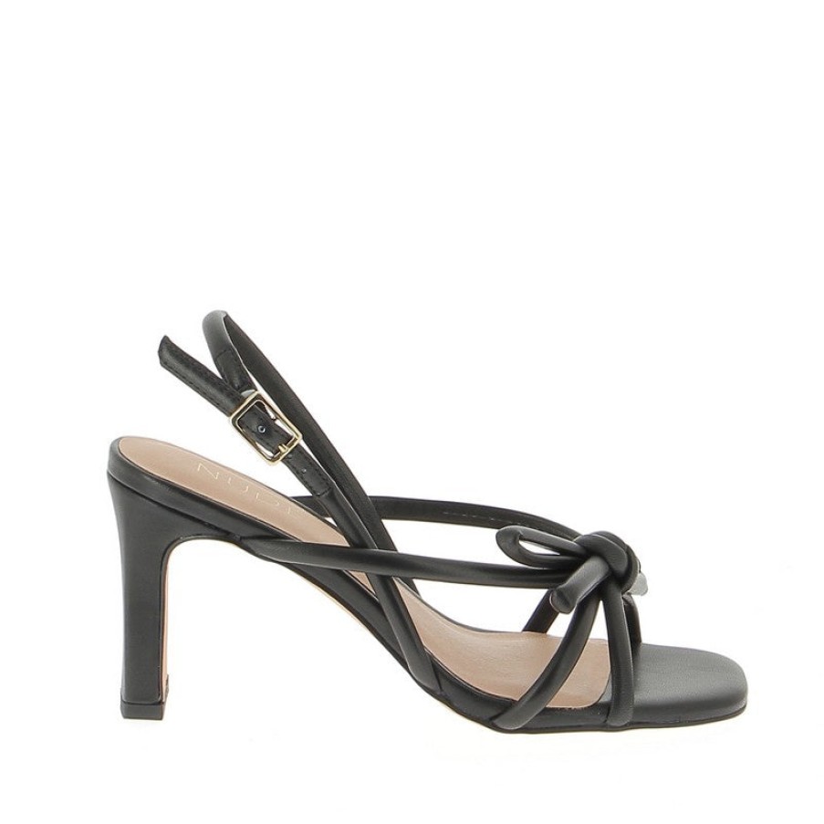 Womens Nude High Heels | Nude Ember Black