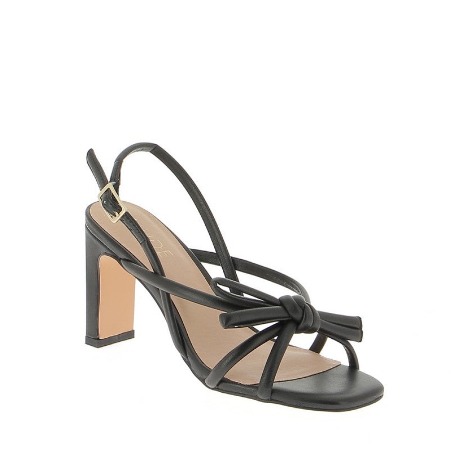 Womens Nude High Heels | Nude Ember Black