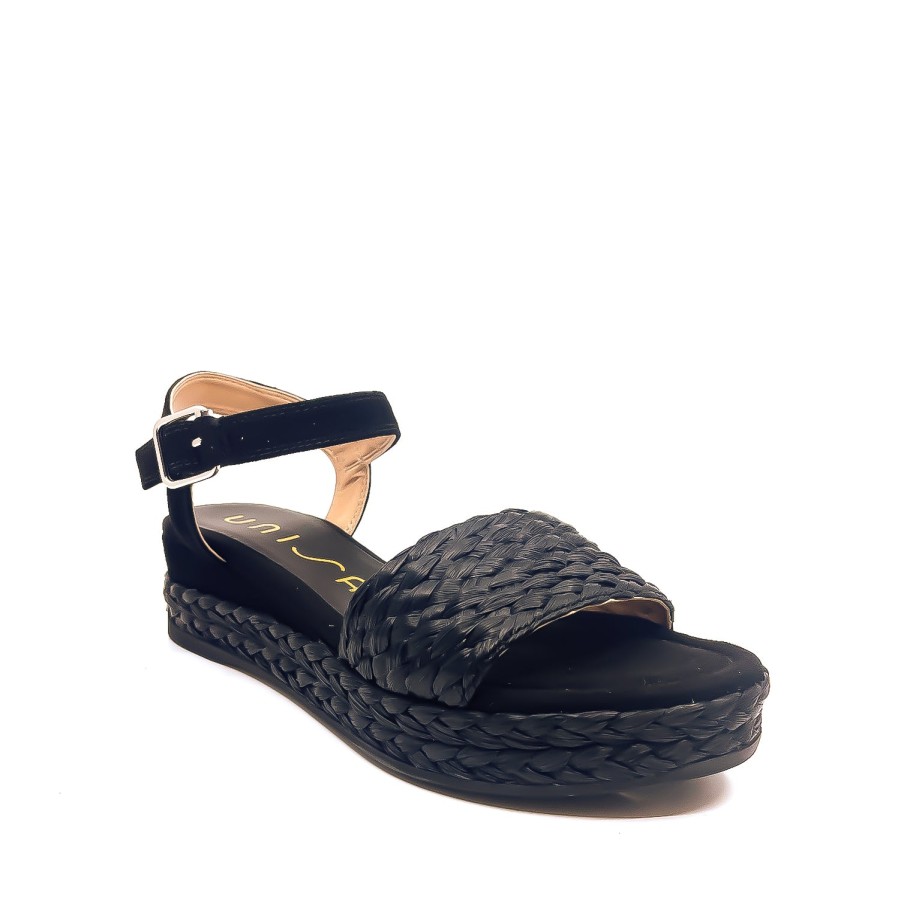 Womens Unisa Low Heels | Unisa Gabir Black