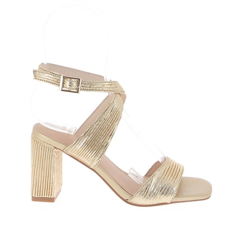 Womens Nude High Heels | Nude Hattie Gold