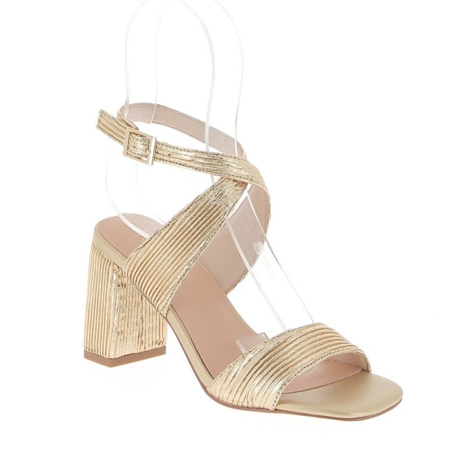 Womens Nude High Heels | Nude Hattie Gold