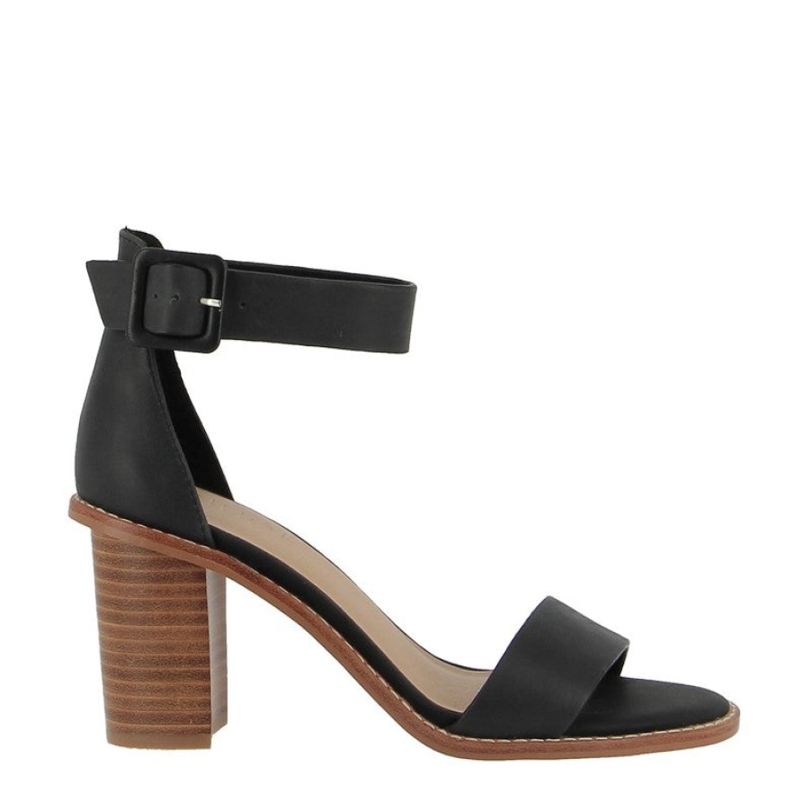 Womens Nude High Heels | Nude Grady Black Heeled Sandal