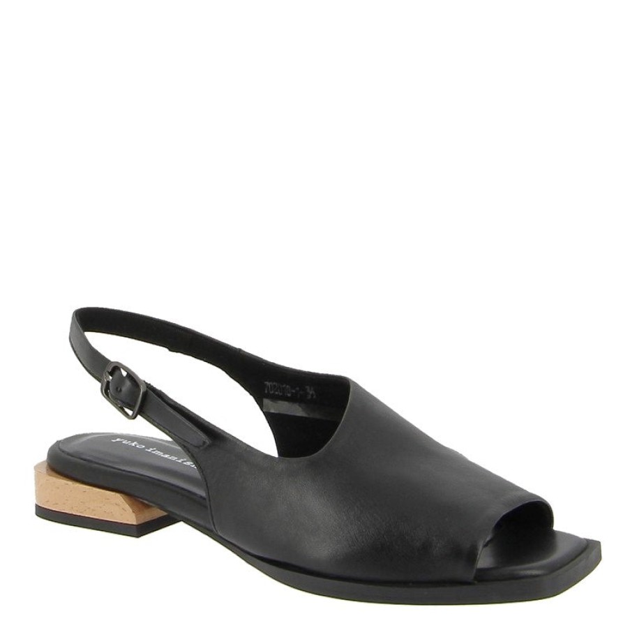 Edits Yuko Imanishi | Yuko Imanishi 702018 Black Slingback Sandal