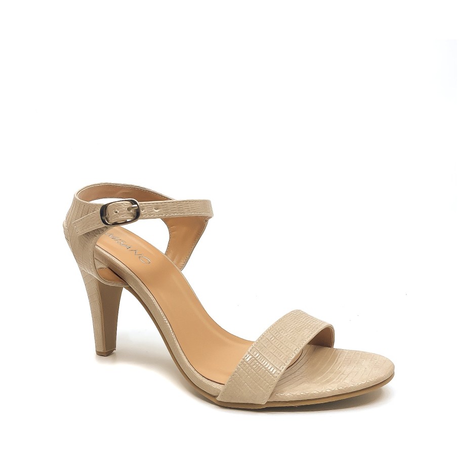 Edits Misano | Misano Tribute Light Beige Heeled Sandal