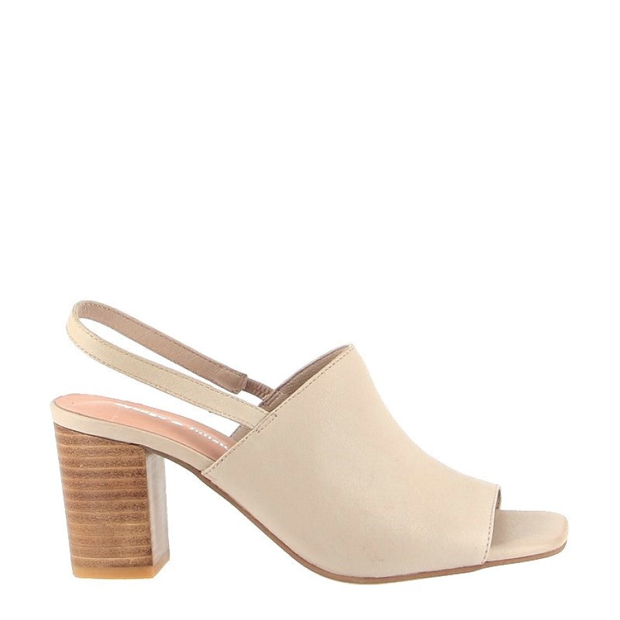 Womens Django & Juliette High Heels | Django & Juliette Pyper Nude Slingback Heel