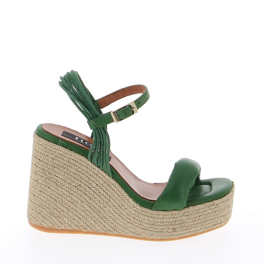 Womens Neo | Neo Ag-22097 Green Wedge Sandal