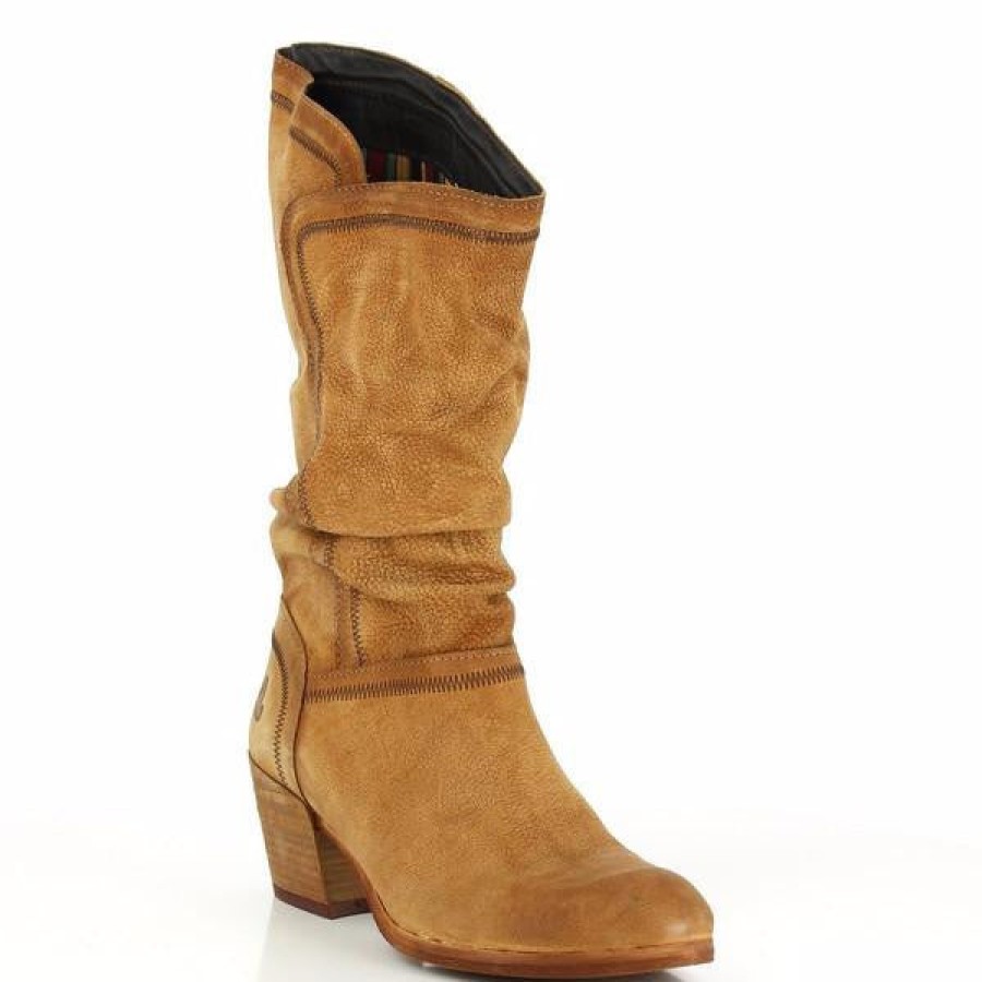 Womens Felmini Mid Calf Boots | Felmini 8472 Tan Calf Boot