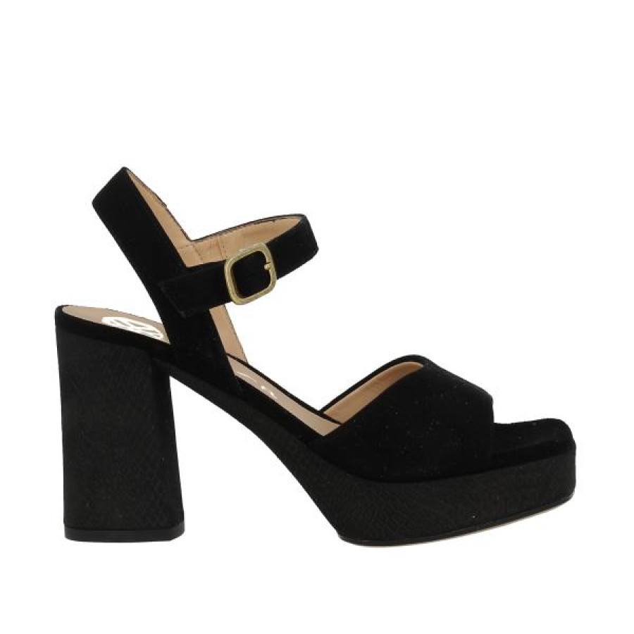 Womens Unisa High Heels | Unisa Odran Black Heeled Sandal