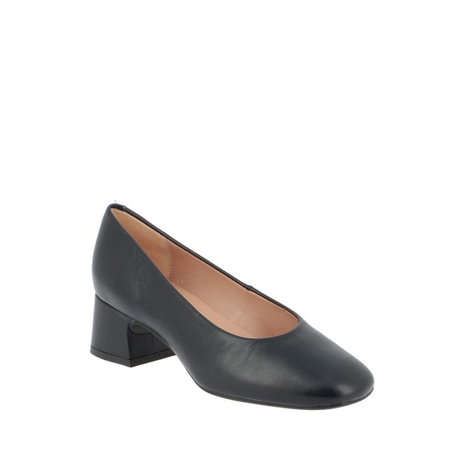 Womens Unisa Low Heels | Unisa Leia Navy Pump