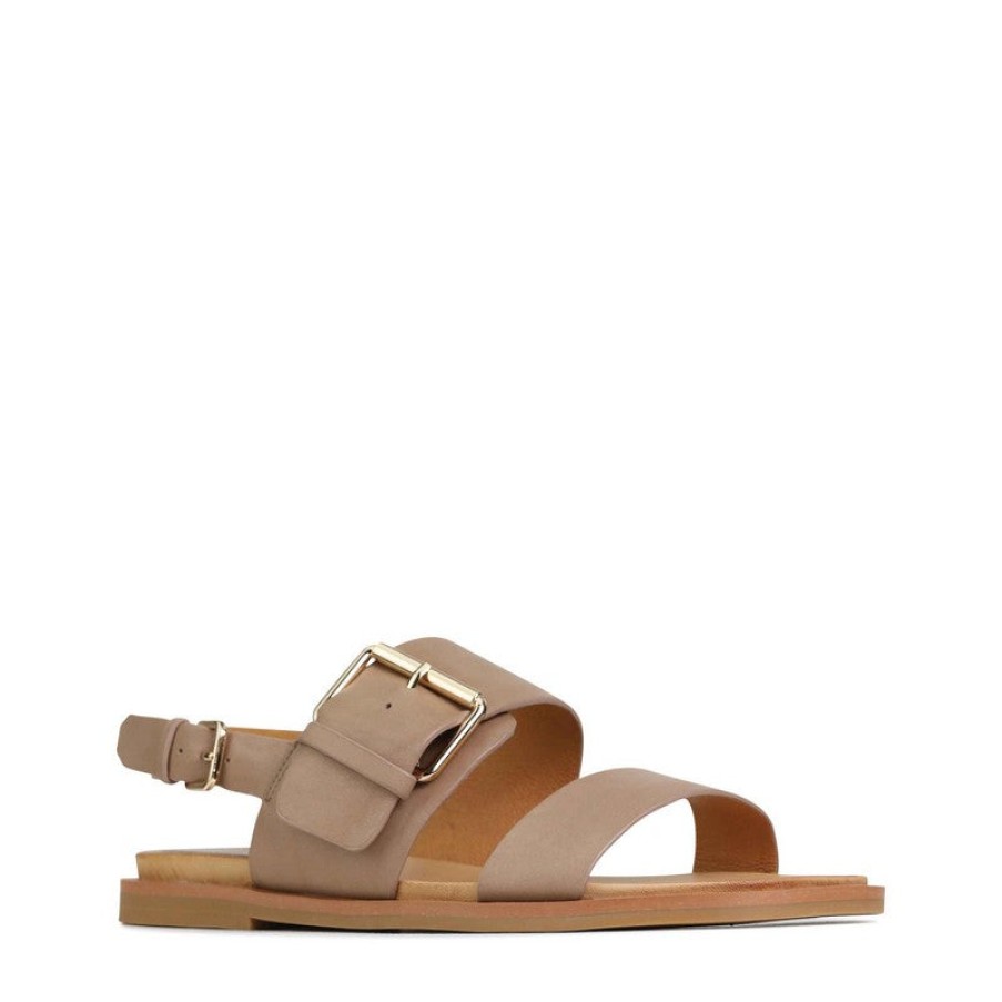 Edits Eos | Eos Jest Taupe Slingback Sandal