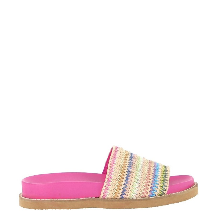 Womens Zola | Zola Havas Fuchsia Multi Slide