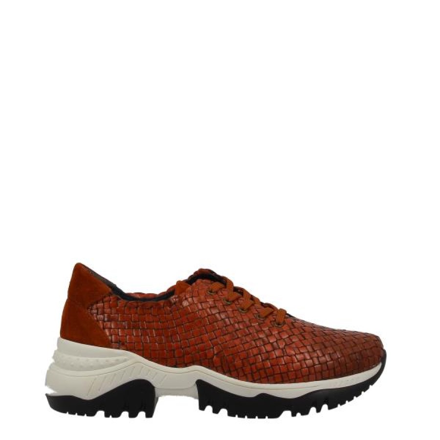 Womens Quait | Quait 17800 Orange Sneaker