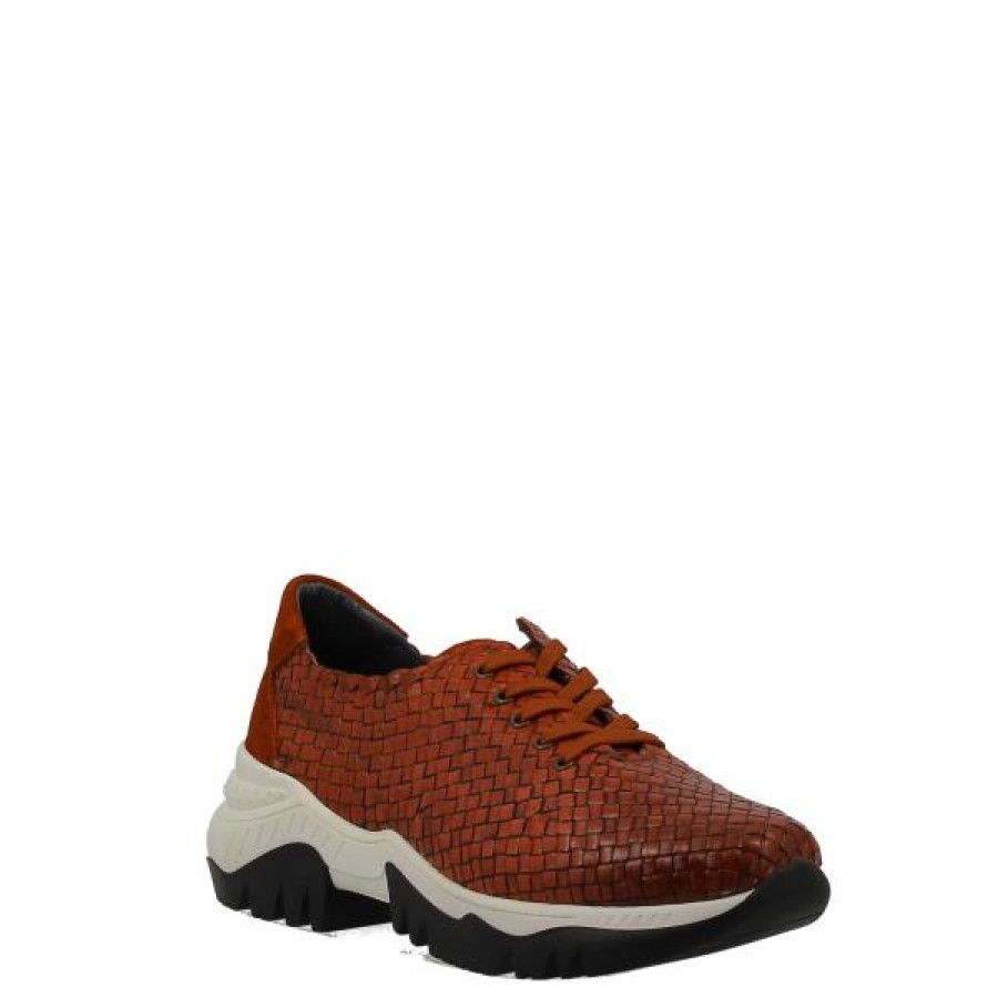 Womens Quait | Quait 17800 Orange Sneaker