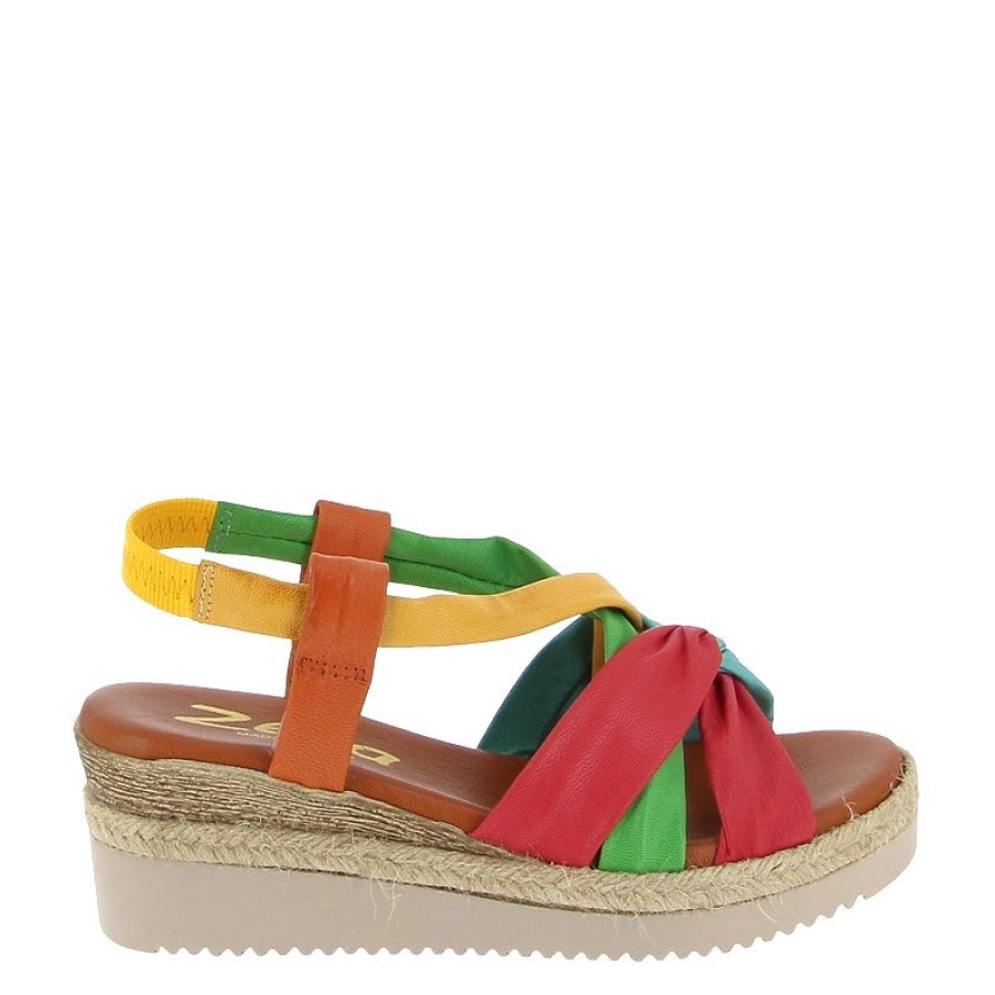 Womens Zeta | Zeta Derwin Multi Wedge Slingback Sandal