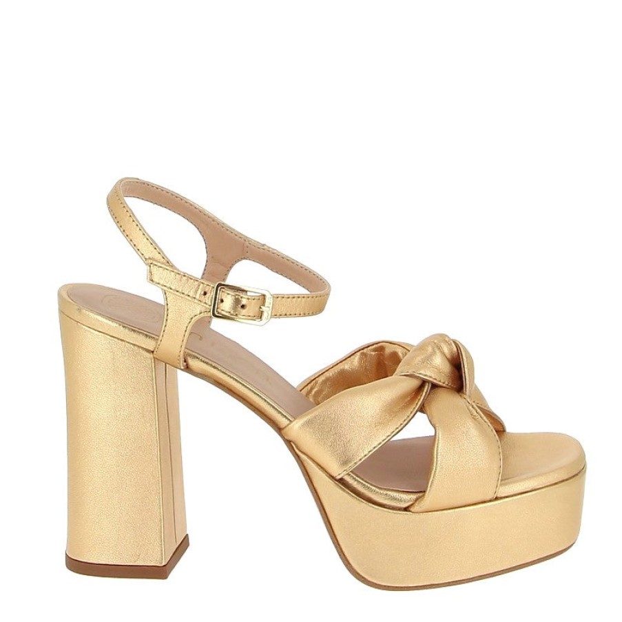 Edits Unisa | Unisa Umi Gold Platform Sandal