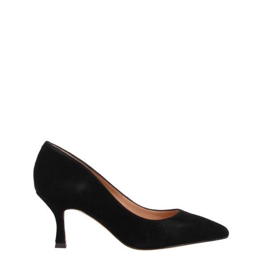 Womens Unisa High Heels | Unisa Larraun Black Suede