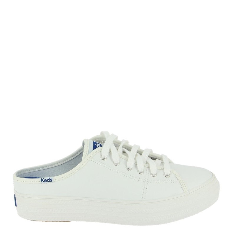 Womens Keds | Keds Triple Kick White Mule