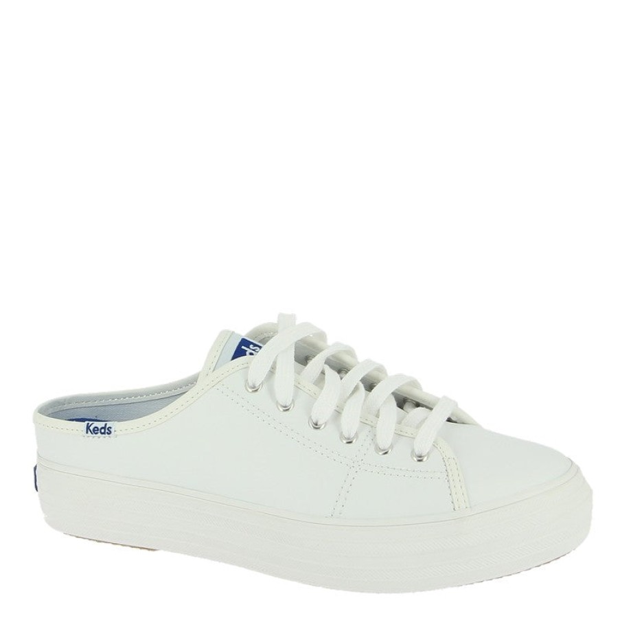 Womens Keds | Keds Triple Kick White Mule