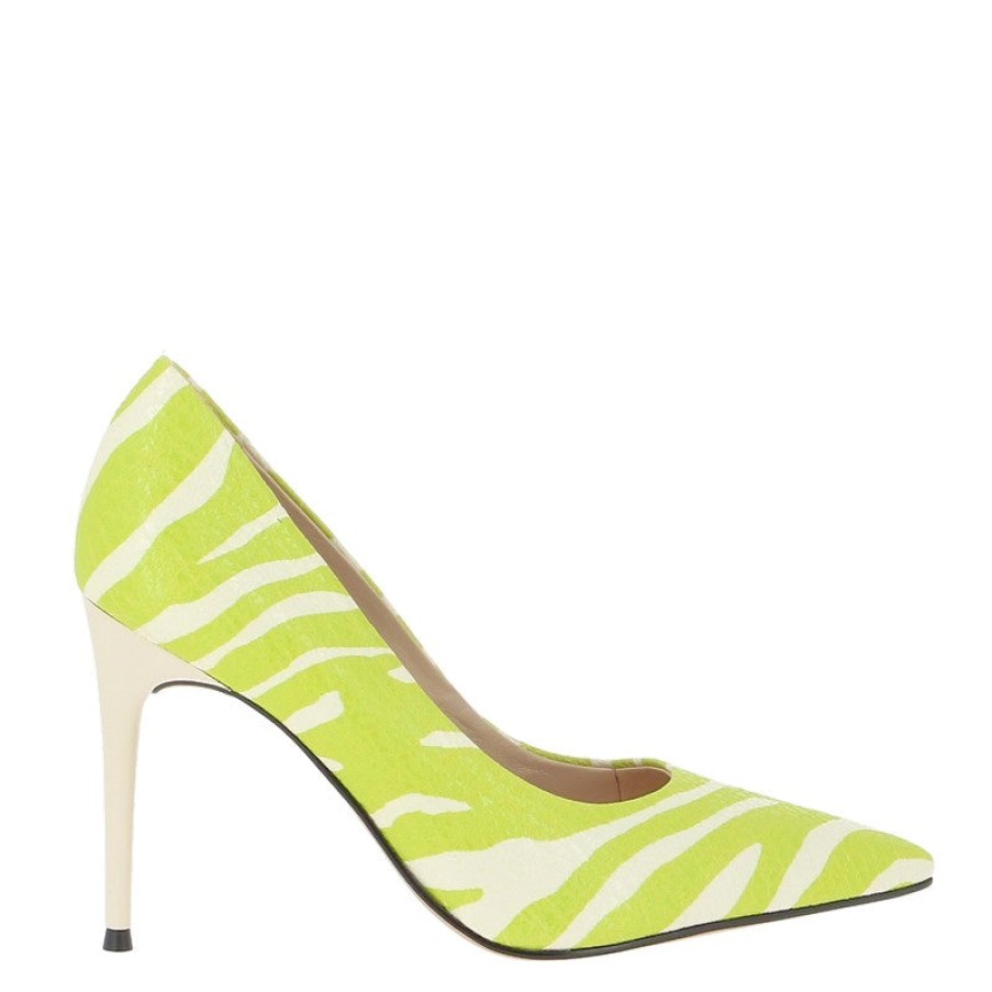 Womens Brazilio High Heels | Brazilio 6950500 Zebra Stiletto Pumps