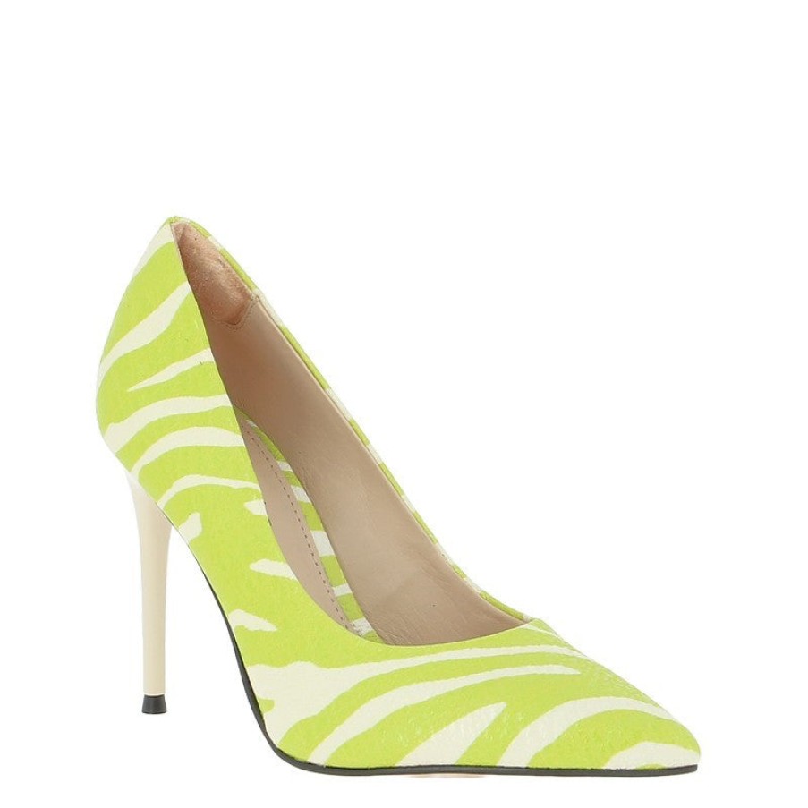 Womens Brazilio High Heels | Brazilio 6950500 Zebra Stiletto Pumps