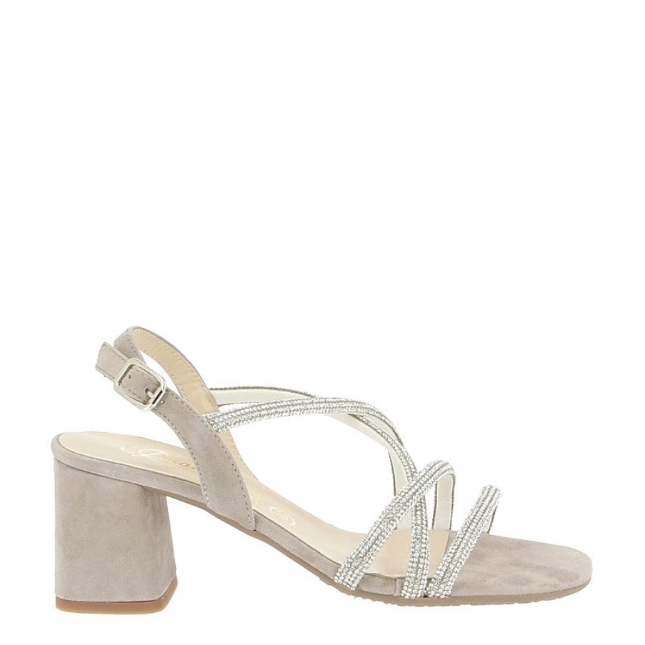 Edits Quait | Quait 23121 Taupe Heeled Sandal