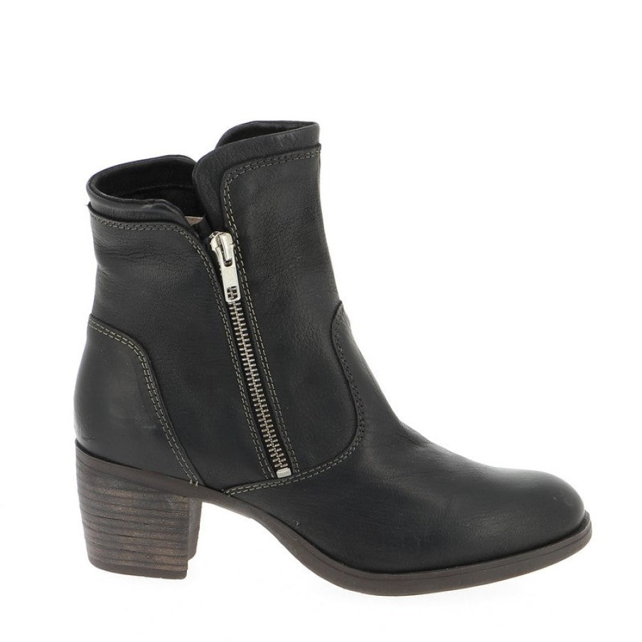 Womens Zeta Ankle Boots | Zeta 4956 Black Ankle Boot